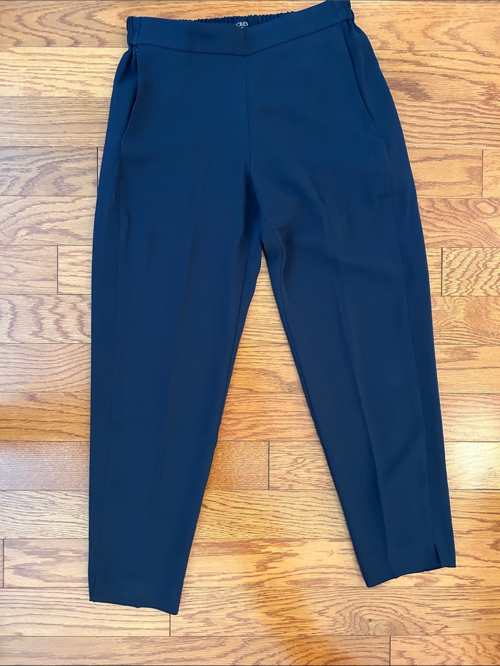 J. Crew Jamie Pant - Navy Elastic Waist Trousers